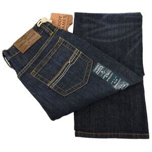 Cody James Mens Dark Wash Nighthawk Slim Straight Denim Western Jeans 29 x 32